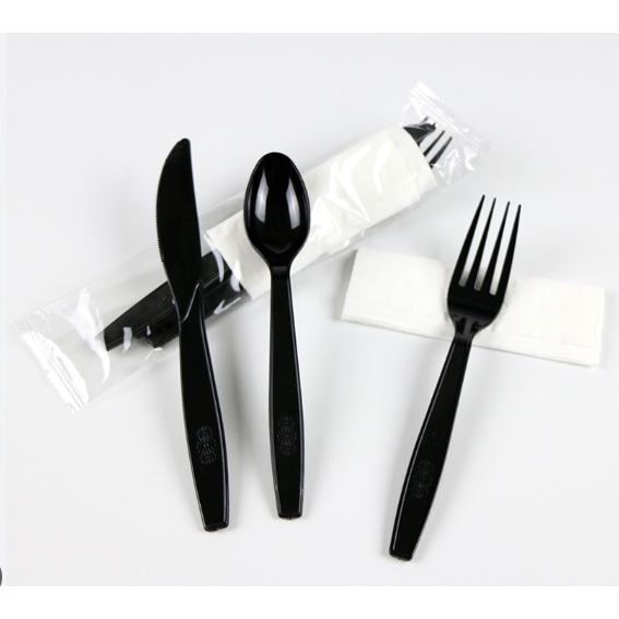 [25 pcs] Disposable Plastic Spoon Fork Plastic Utensils High Quality