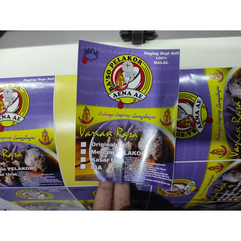 Print A3 Packaging Stickers | Shopee Philippines