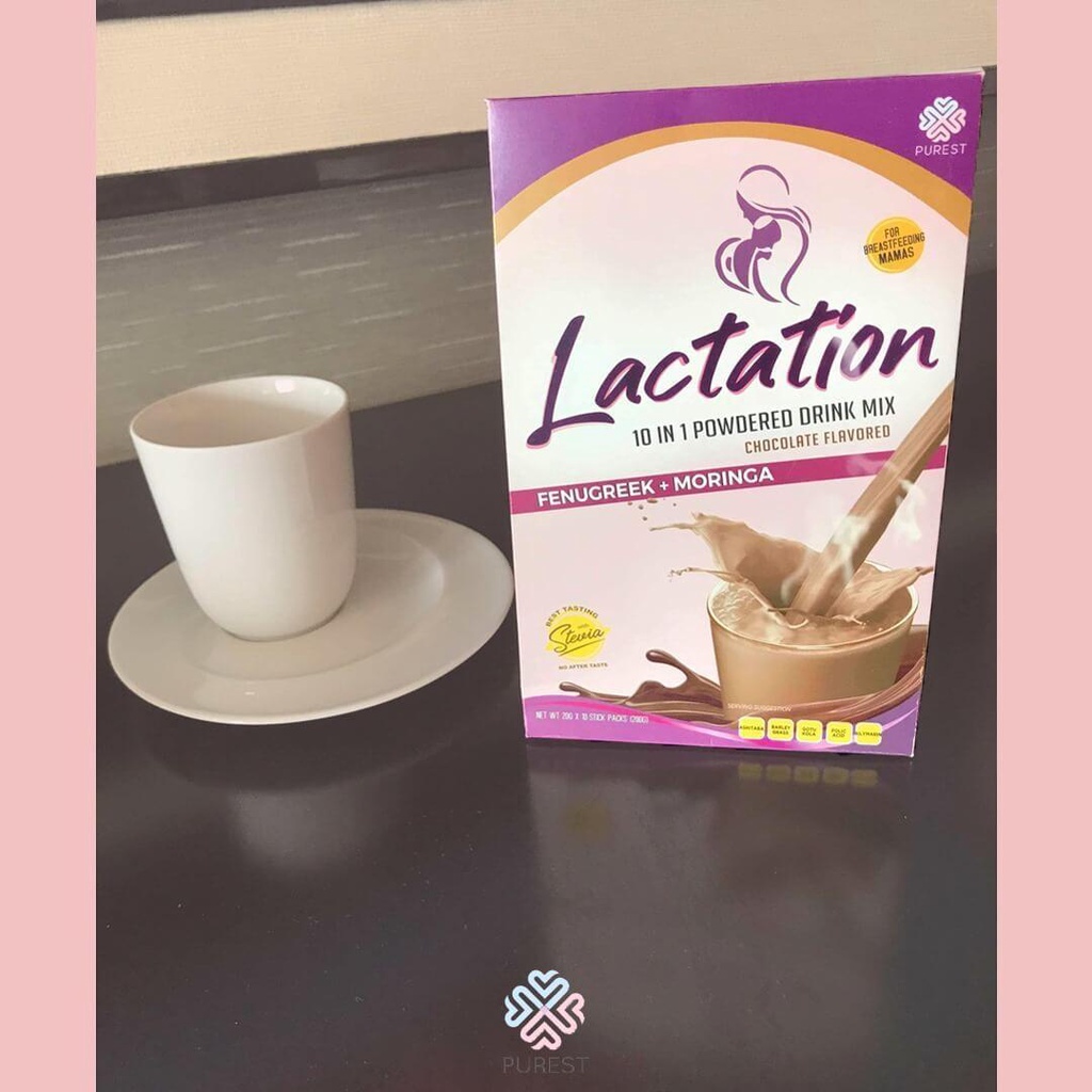 Purest Lactation Choco Drink Breastfeeding Booster with Malunggay
