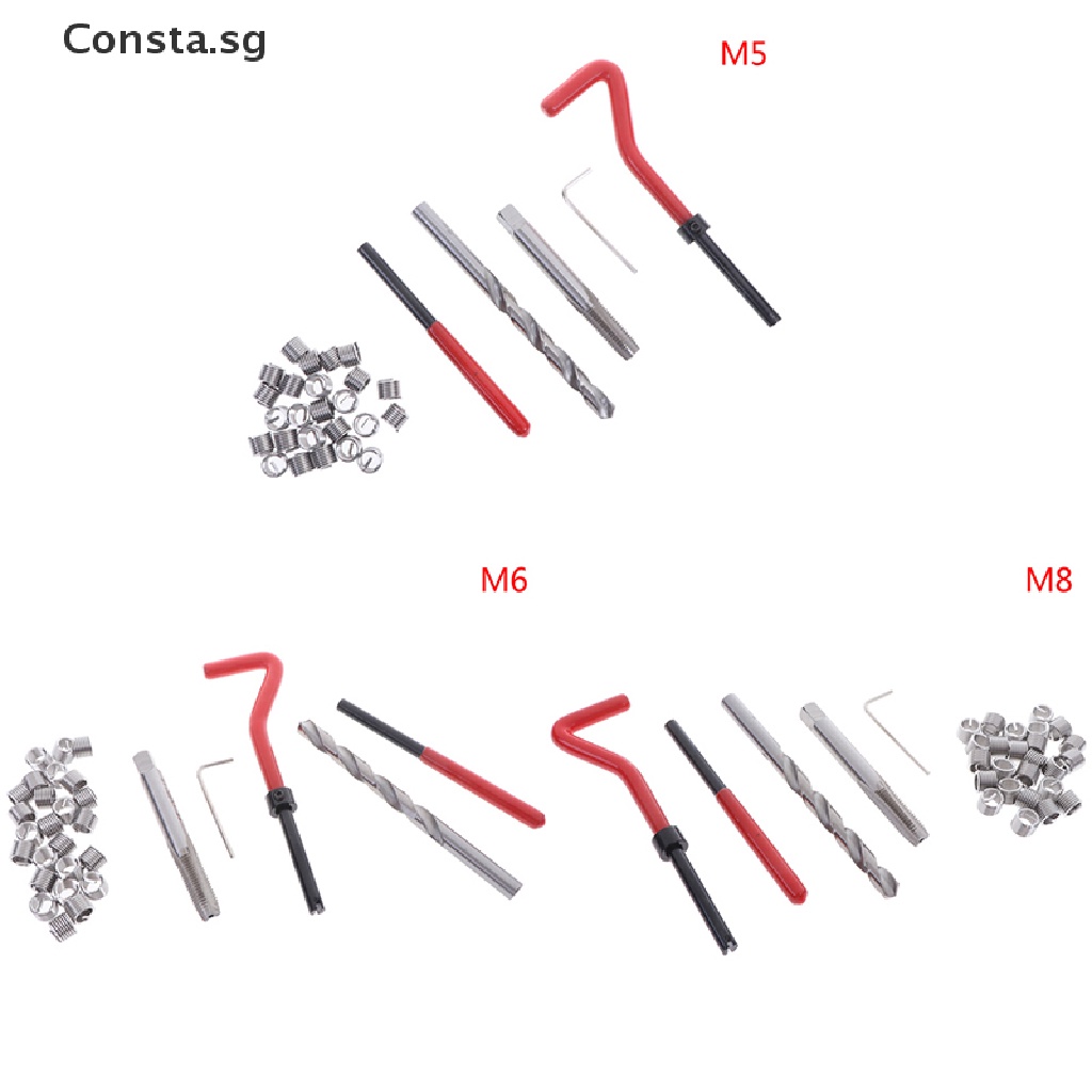 Consta Metric Thread Repair Insert Kit M5 M6 M8 Helicoil Pro Coil Tools