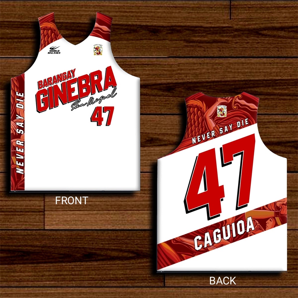 GINEBRA Retro X ODM Modern Concept PBA Caguioa Basketball Jersey Design