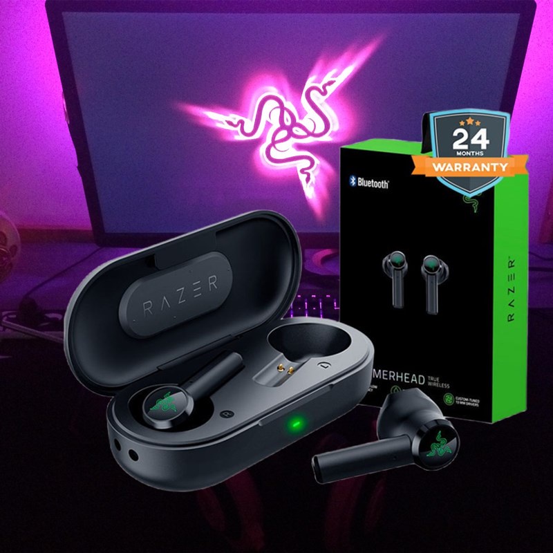 Razer Hammerhead True Wireless Bluetooth Earphones Touch Control Stereo ...