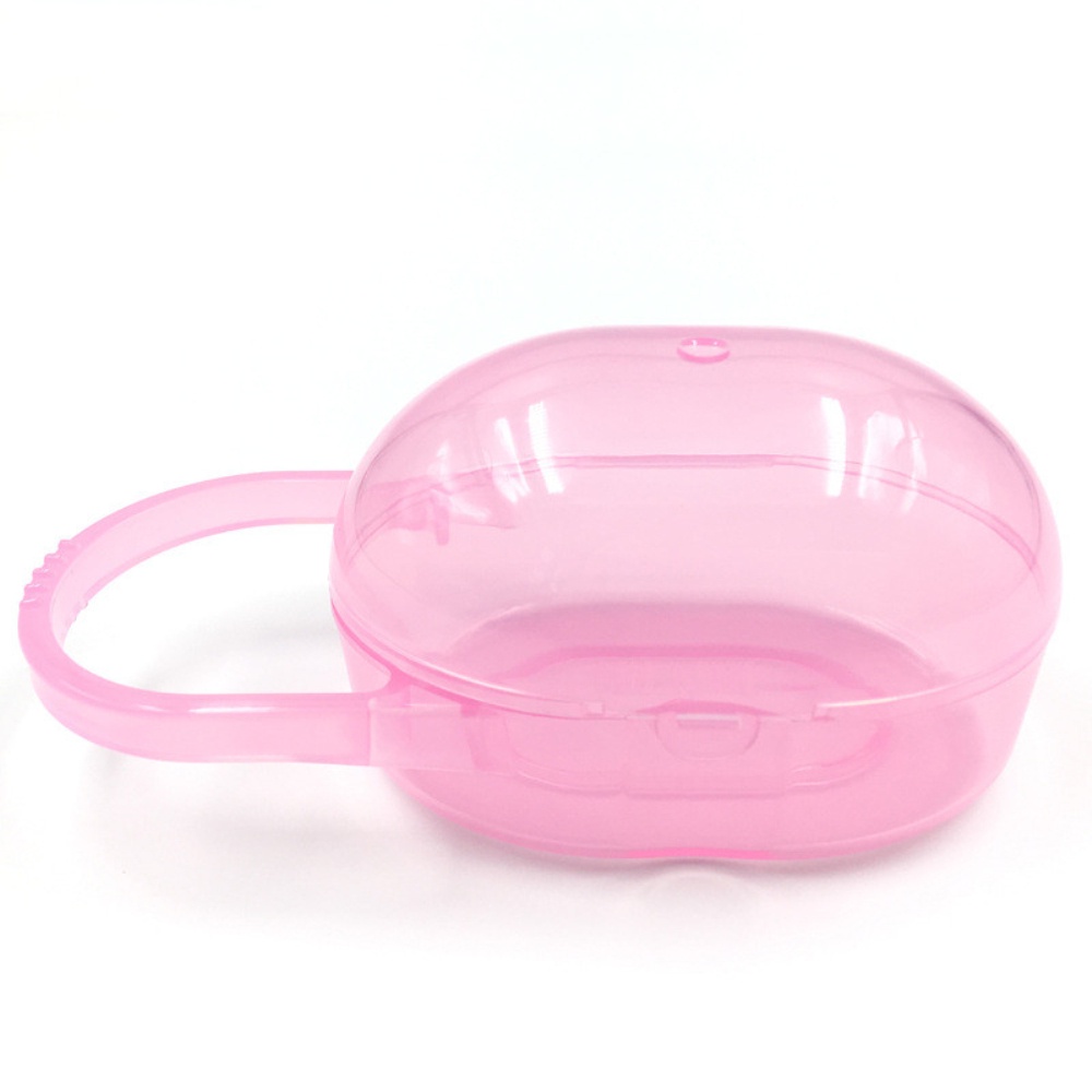 Baby Oval Pacifier Box Soother Container Holder Travel Nipple Storage ...