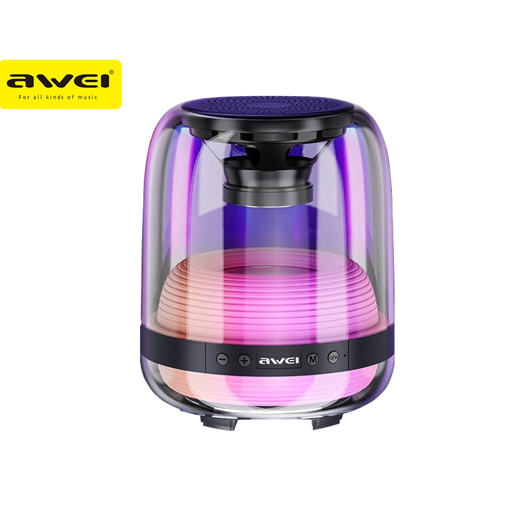 Awei Y386 Wireless Portable Bluetooth Speaker Symphony Lights 8W Dual