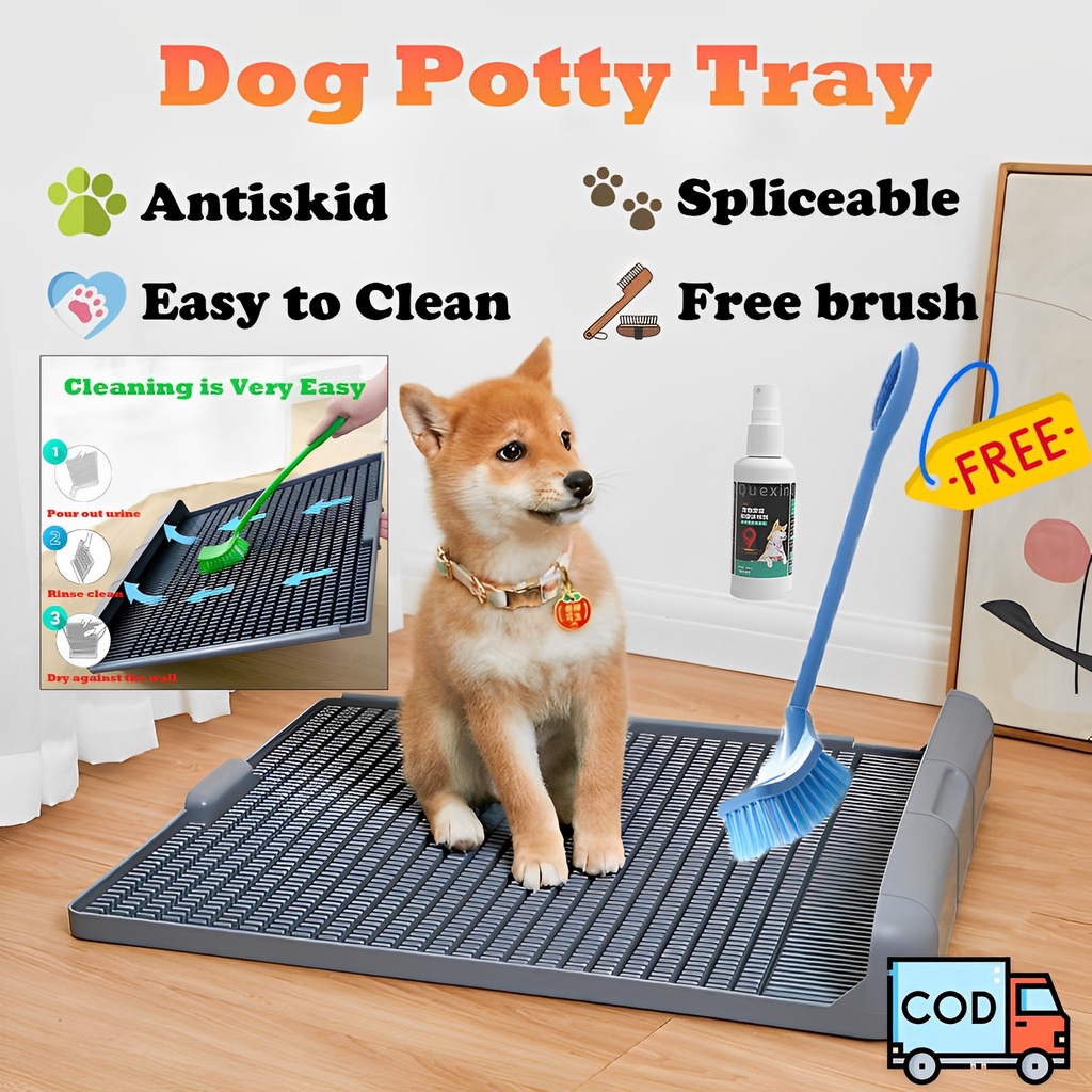 Dog Training Potty Pad Dogs Toilet Puppy Pee Tray Urinal Large Flatbed ...