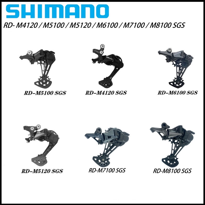 Shimano DEORE XT SLX ALIVIO ALTUS dérailleurs arrière VTT M8100 M7100 M6100 M5100 M5120 M3100 M6000 9/10/11/12 vitesses vtt  18