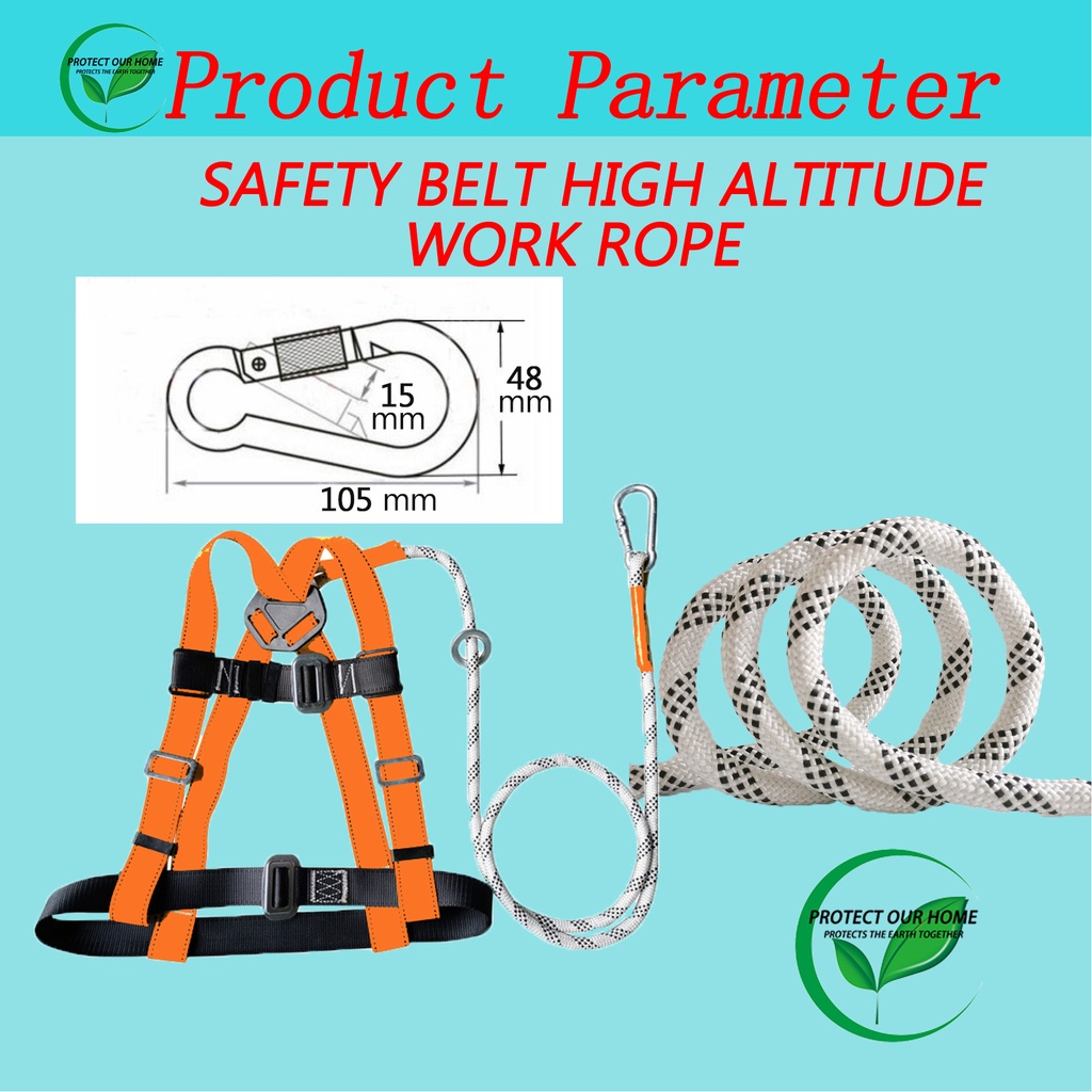 Climbing Construction Safety Rope Set Air Conditioning Installat Safety