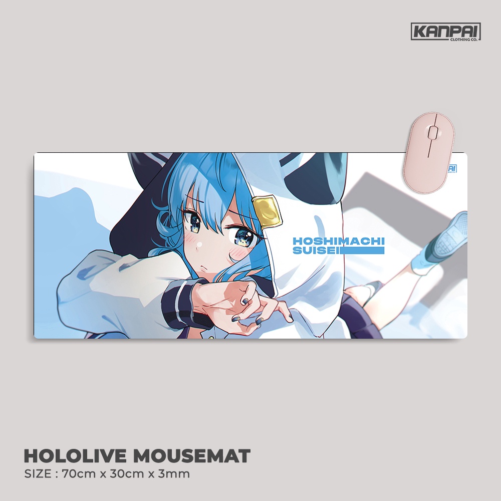 Kanpai Co. Mousemat - Exclusive Hoshimachi Suisei | Shopee Philippines