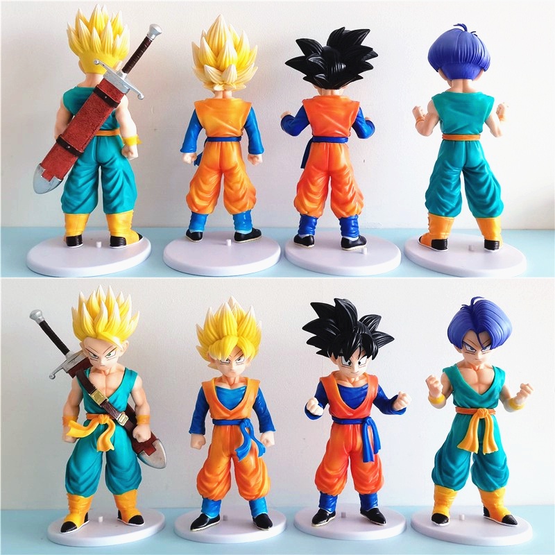 Anime Dragon Ball Figures Super Saiyan Son Goku Torankusu Action Figure Collection Pvc Model 4075