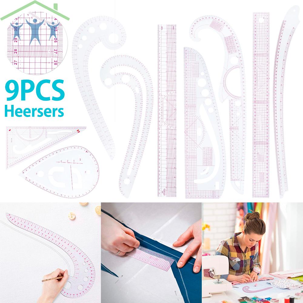 French Curve Ruler Set Sewing Dress Making Stencil Templates Curves ...