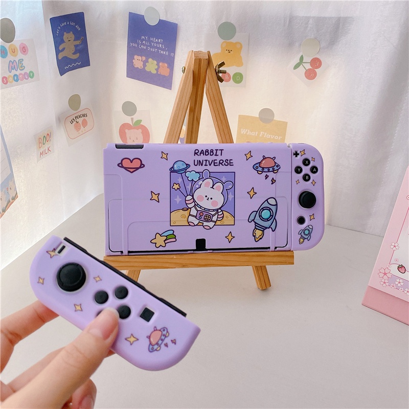 Nintendo Switch OLED Case Anime Cartoon Cute【RABBIT UNIVERSE】Nice ...