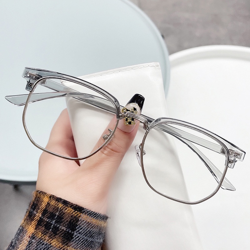 Anti radiation browline eyeglasses classical fashion computer glasses women men Shopee Philippines