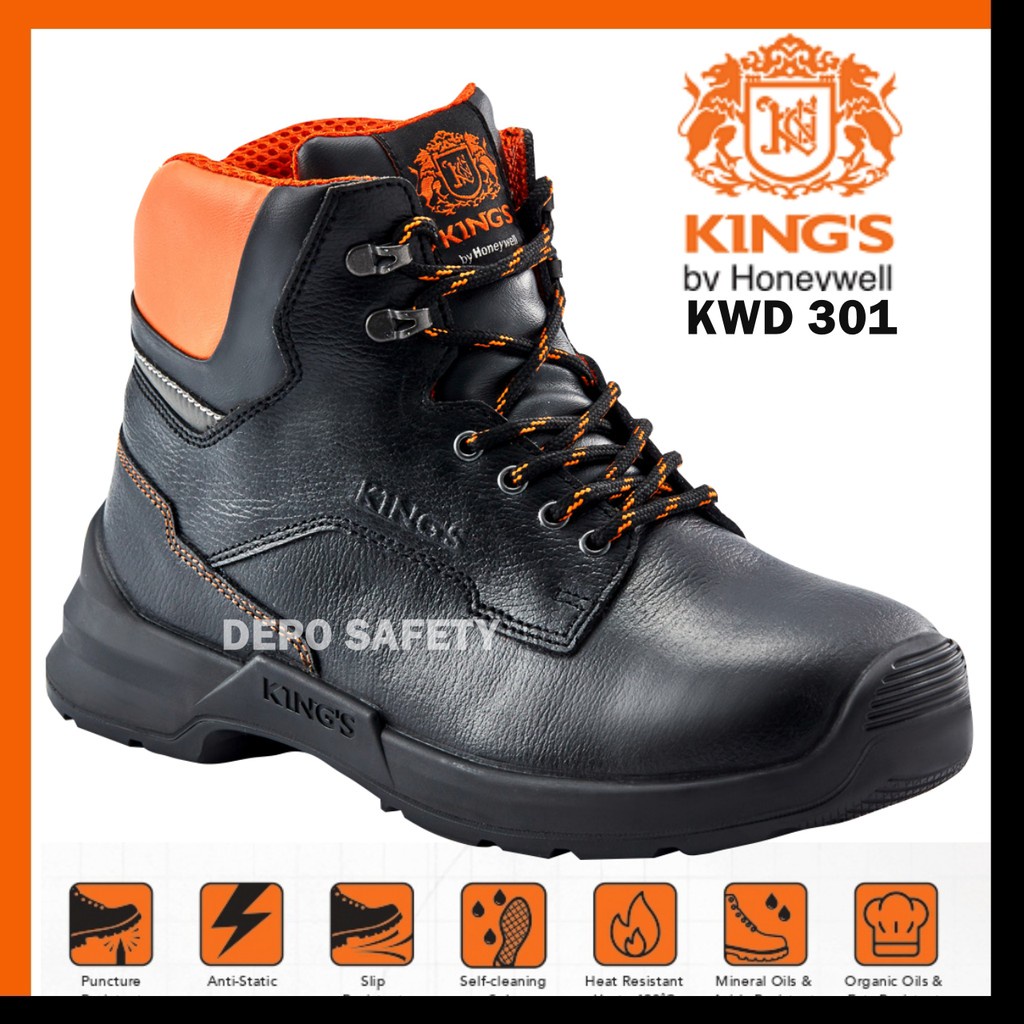 HONEYWELL Safety Shoes Kings KWD 301 Big Size | Shopee Philippines