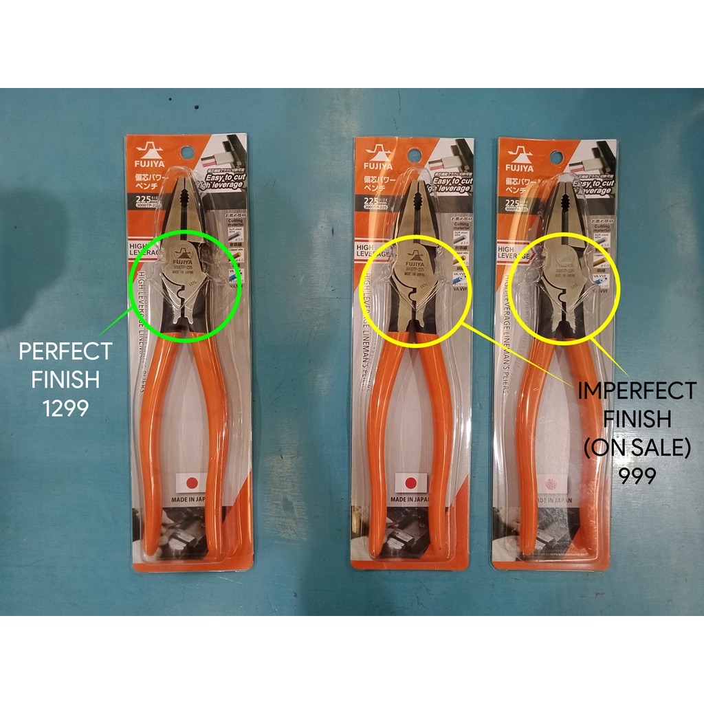 MADE IN JAPAN ORIGINAL Pliers Linesman Combination Diagonal Long Nose