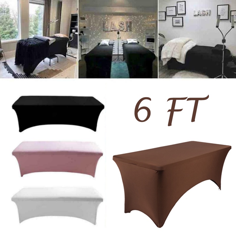 6FT Lash Bed Cover Beauty Salon Massage Bed Cover Elastic Rectangular