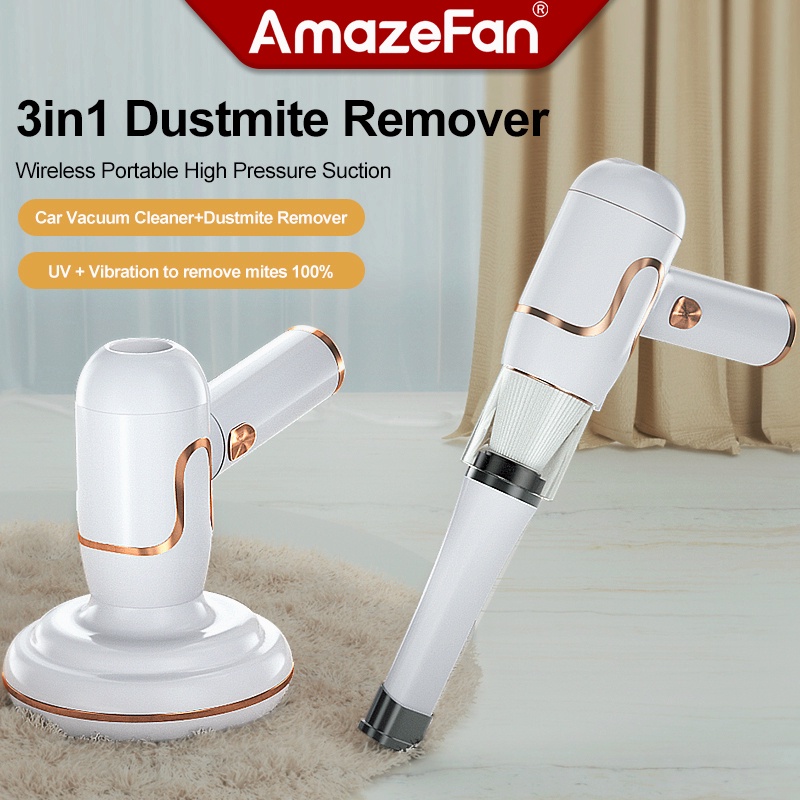 Handheld Dust Mite Vacuum 3 in 1 Villa bed Dust Mite Vacuum Cleaner With UV Wireless Cleaner