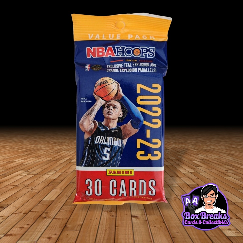 202223 Panini NBA Hoops Fat Value Cello Pack Basketball Trading Cards