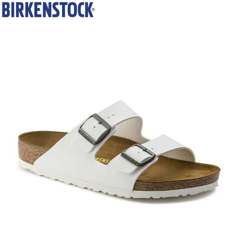 White fashion birkenstocks womens