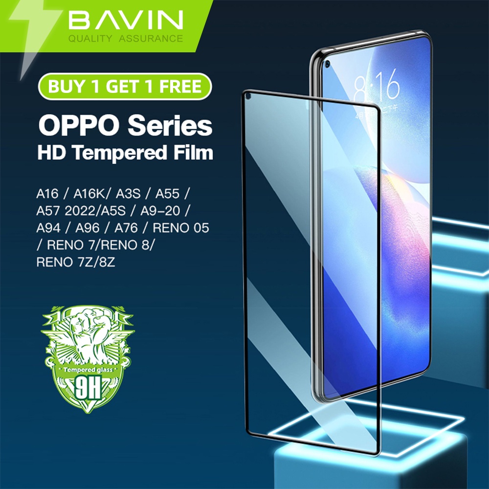 [Buy 1 Get 1 FREE] BAVIN Q4 Series Phone Tempered Glass Screen