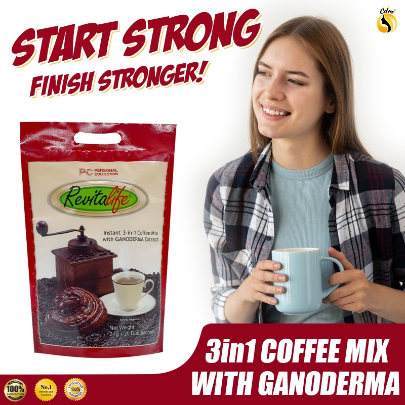 Personal Collection Revitalife 3in1 Instant Coffee with Ganoderma