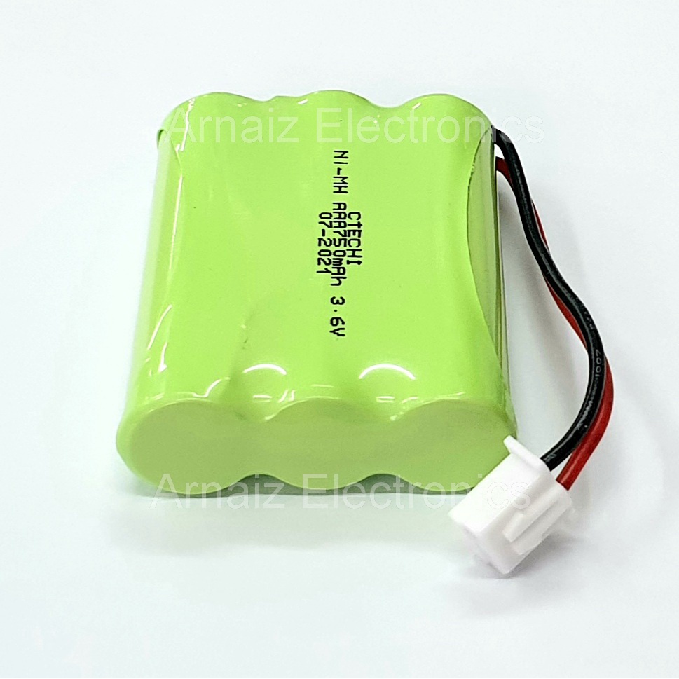 3.6V 3xAAA 750mAh Cordless Phone Battery High Capacity NiMh Battery