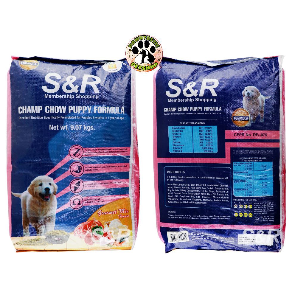 S R Dog Dry Food Adult Puppy 1kg 100 FRESHLY REPACK Shopee