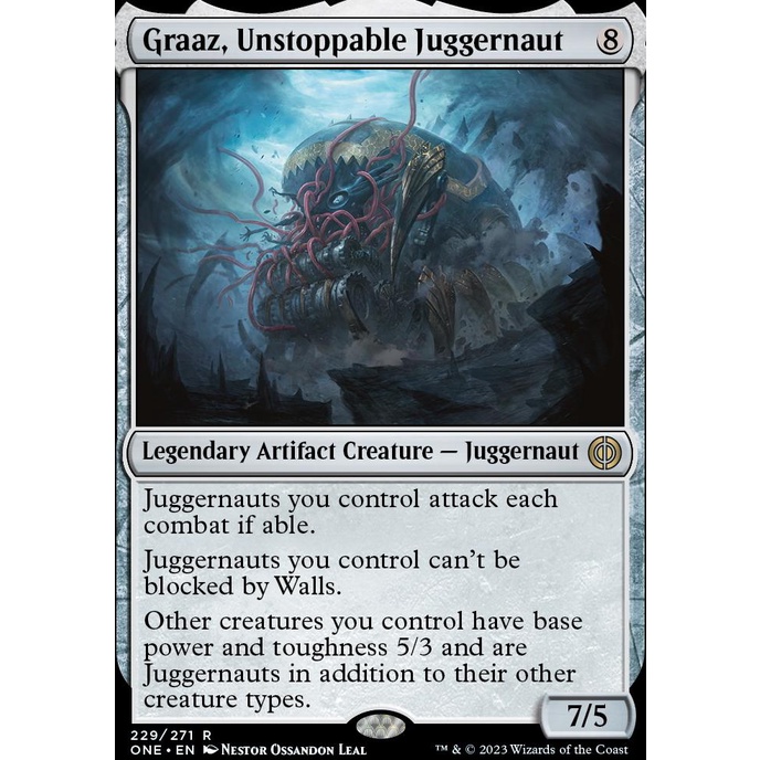 Graaz, Unstoppable Juggernaut - ONE - Rare - MTG Cards | Shopee Philippines