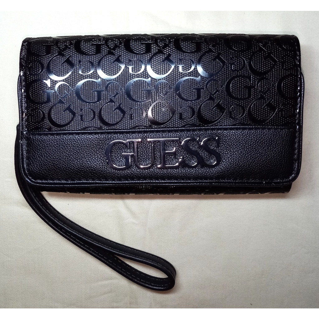 Original Guess Brooker Logo Phone Organizer Wallet (G001-WL) | Shopee ...