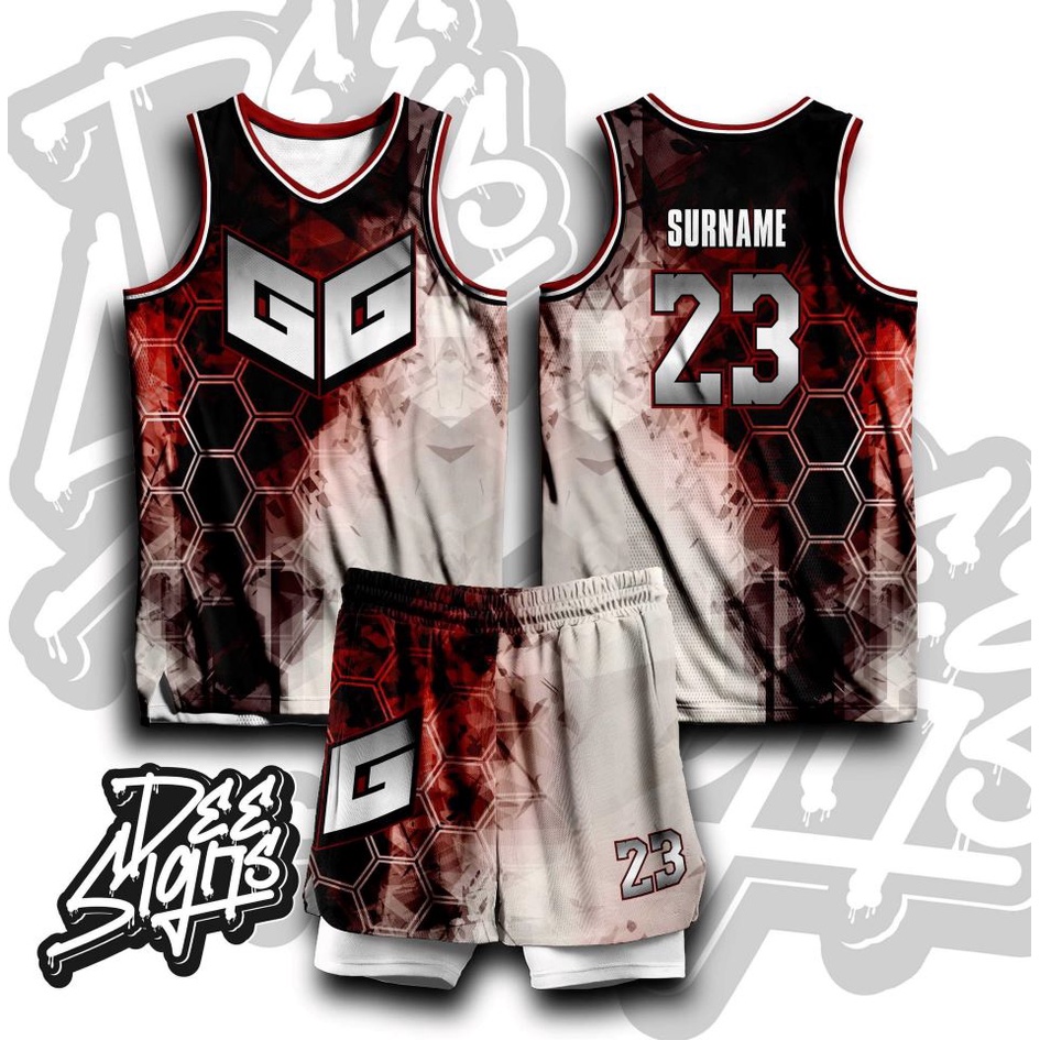 Basketball Jersey Sublimation Customized Name and Number and Team Name ...