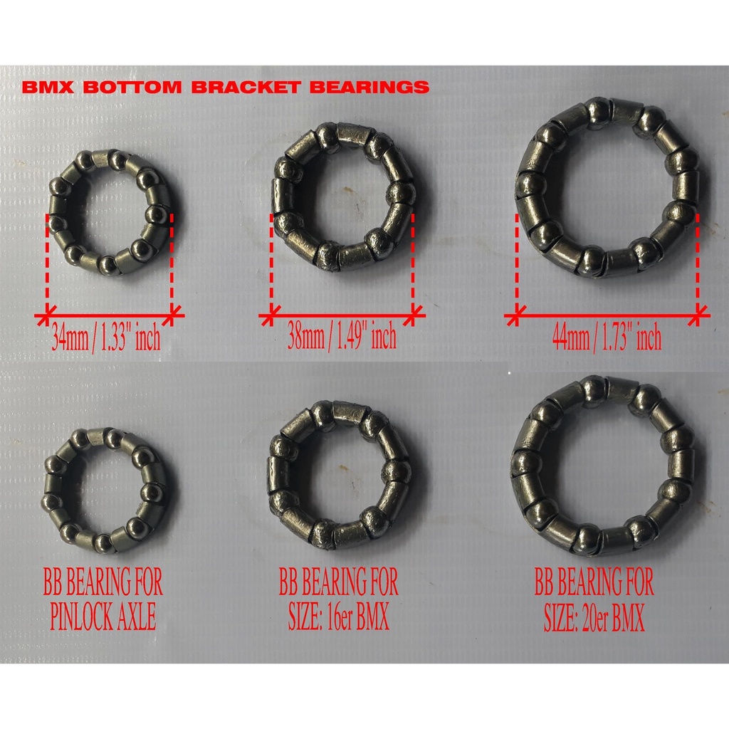 BMX BB Bottom Bracket Ball Bearing for Size 20er and 16er sold per 4pcs Shopee Philippines