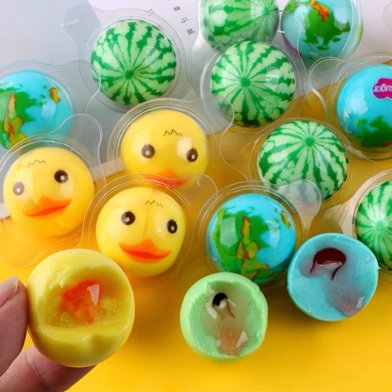 (1PCS) Jelly Gummi Candy Viral Earth Plan Chewy Gummy Candy Trolly