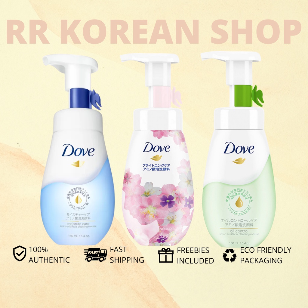 Dove Facial Cleansing Mousse 160ml Shopee Philippines