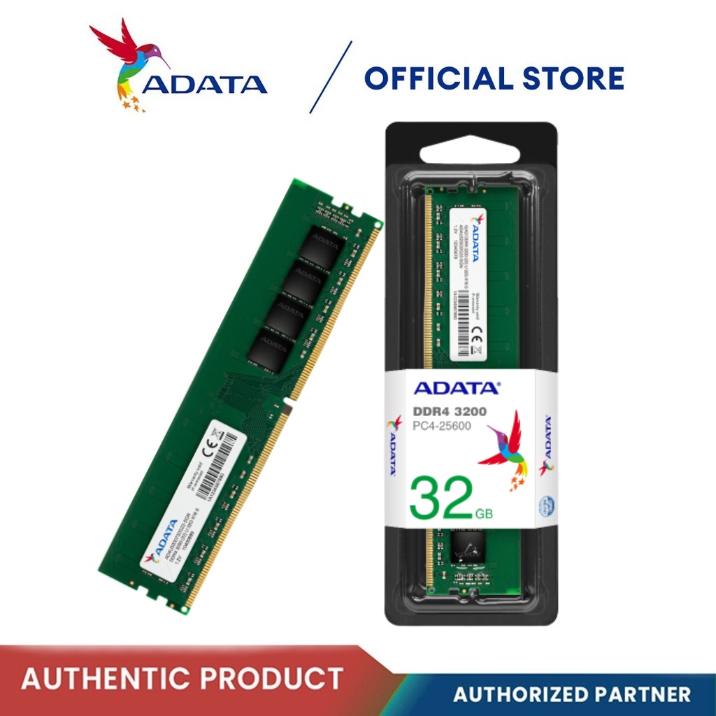 Adata Premier Ad-Ad4u320032g22-Sgn 32gb Ddr4 3200mhz Dimm | Desktop RAM ...
