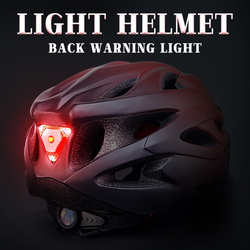X TIGER Adult Bike Helmet with LED Rear Light Dual Mode Goggle Cycling Helmet Lightweight Breathable Bicycle Helmets