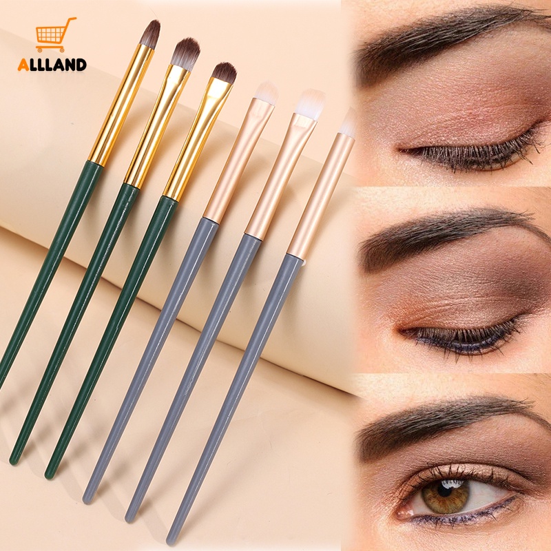 3 Pcs/ Set Eyeshadow Brushes/ Small Fanshaped Eye Liner Lying Silkworm