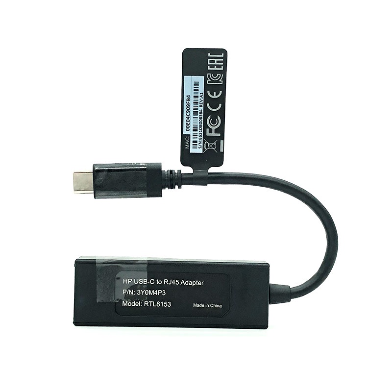 Hp type c to Network Port RJ45 Gigabit Network Card Converter Wired