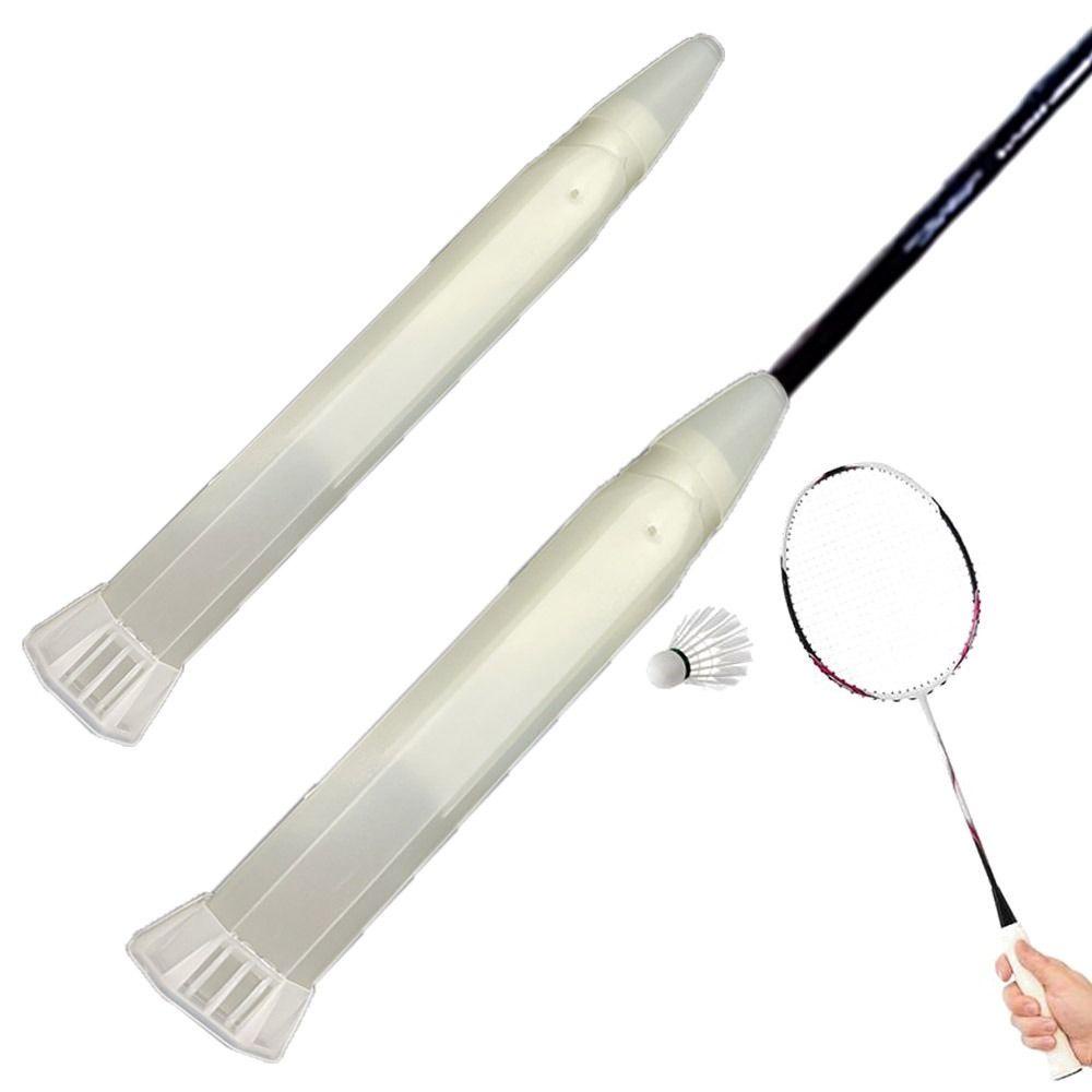 AOPHEKM Badminton Racket Grip Transparent Shockproof End Cap Shock ...