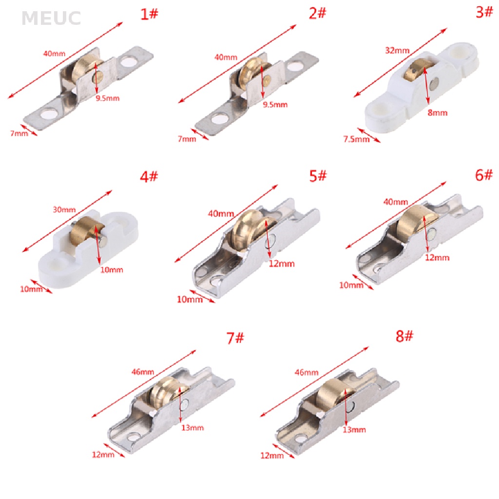 Meuctiffy 1Pc Stainless Steel Window Pulley Sliding Door Roller Runner ...