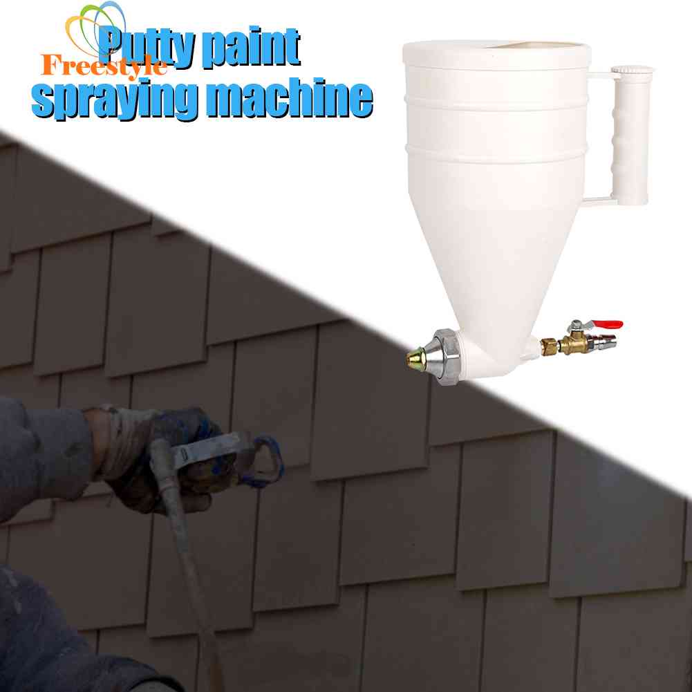 Latex Paint Spray Exterior Wall Building Real Stone Paint Spray Gun