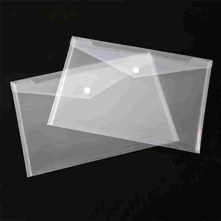 A5 Plastic Wallets Clear Document Bag Plastic File Folder Pvc File Bag ...