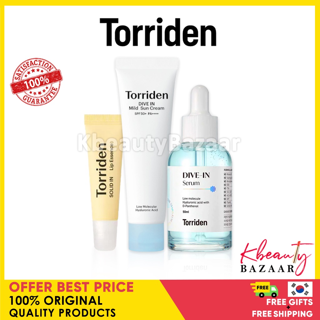[TORRIDEN] -Dive in Mild Sun Cream 60ml SPF50+ PA++++, Dive In Serum ...