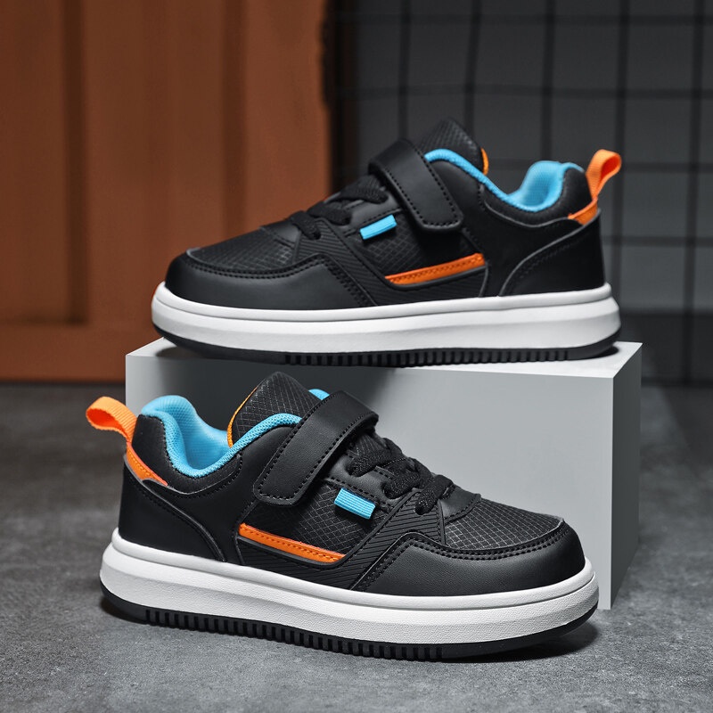 Size 28 39 Sport Shoes for Kids Boy Leather White Sneakers for Kids Rubber Shoes for Kids Boy Black Shoes on Sale Shopee Philippines