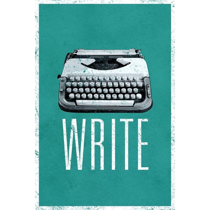 Write Manual Typewriter Retro Vintage Green Creative Writing Writer ...