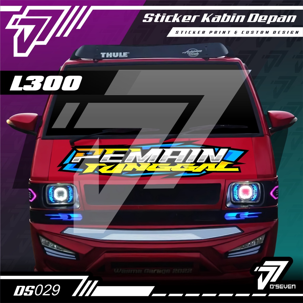 SINGLE PLAYER Decal Sticker Front Cabin Variation All Pick Up L300 ...