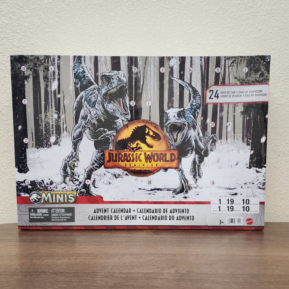 Jurassic World Dominion Christmas Advent Calendar w/ 24Day Countdown