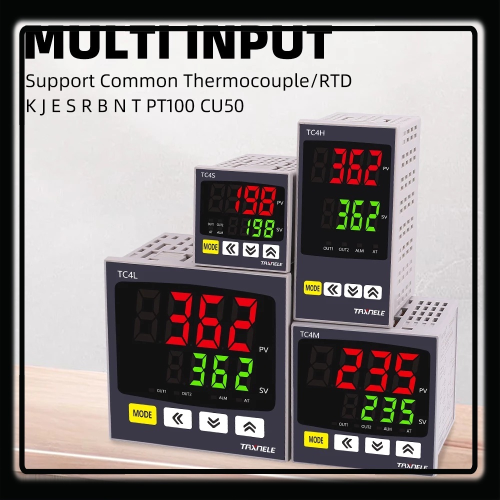Digital PID Dual Output Universal 100-240 Vac Input Temperature ...