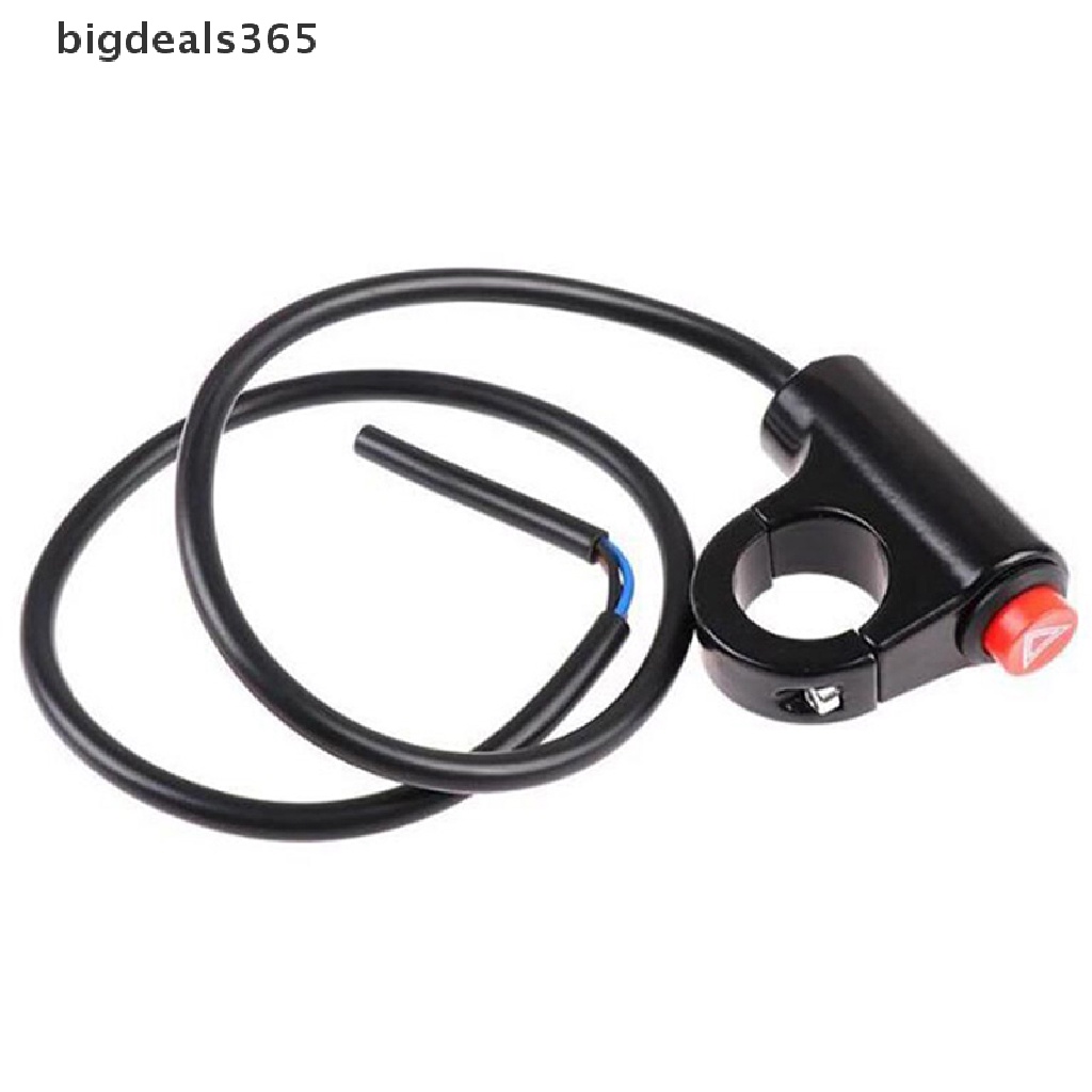 BDPH Swank Motorcycle Switch Hazard Light Switch Button with Cable