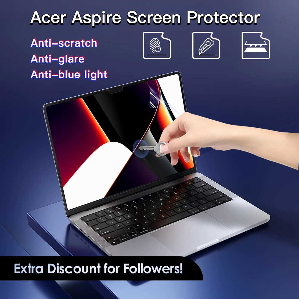 2pcs/set Acer Aspire 3 Laptop Screen Protector 14 Inch 15.6'' AntiBlue