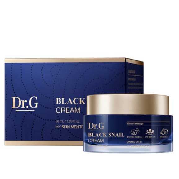 Crème Solaire Dr.G Black Snail Glutathion Tone Up SPF50+ - 50 Ml - Neuf - Corée