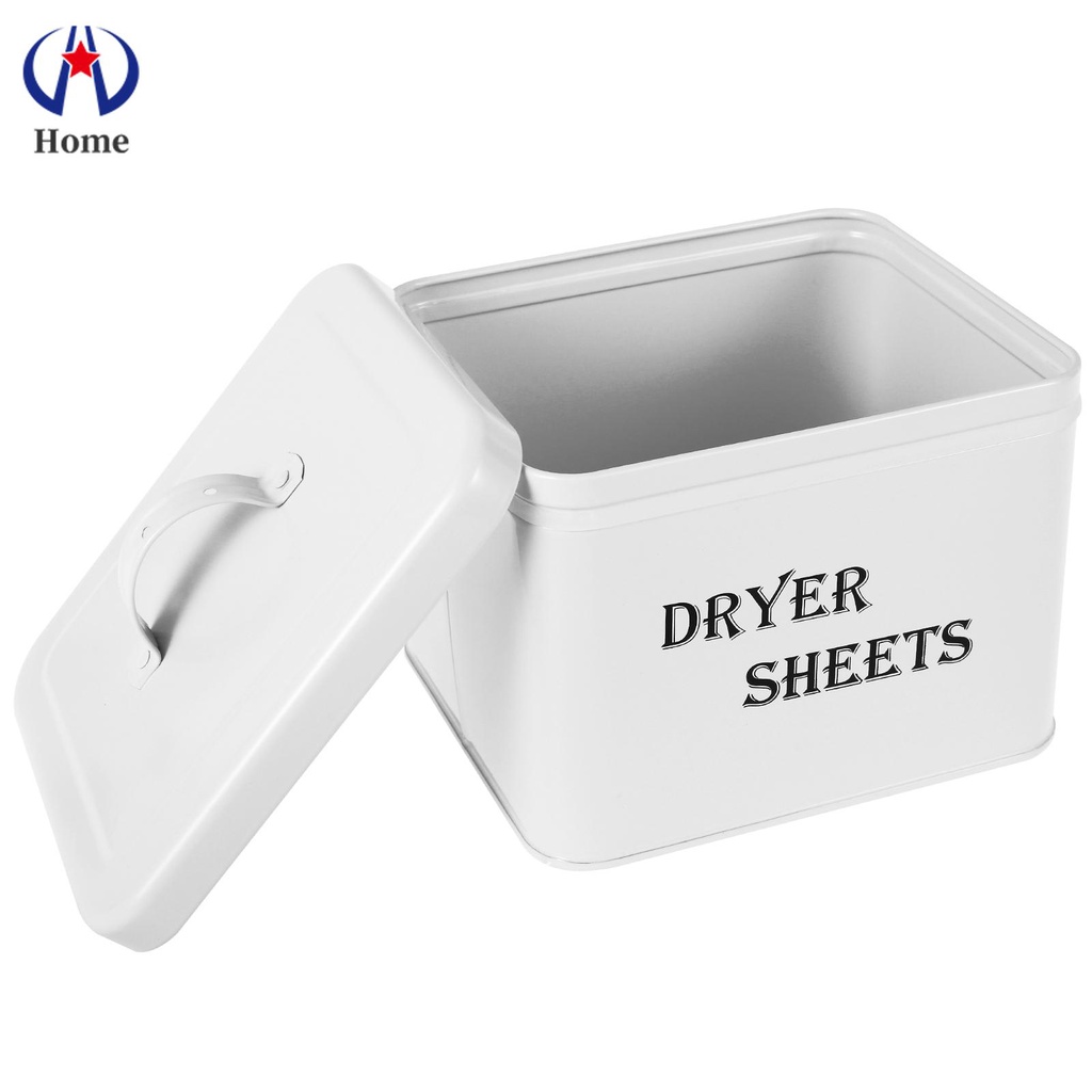 Dryer Sheet Holder with Lid Large Capacity Laundry Sheet Container ...